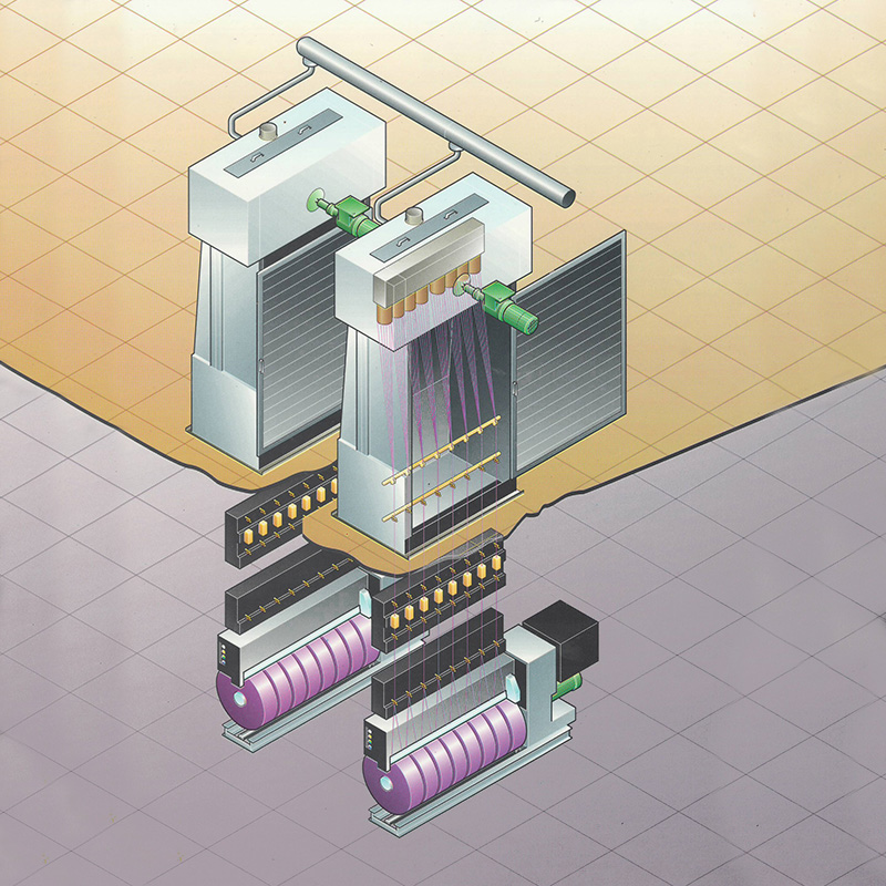 HOY proizvodna linija za predenje s PET, PA, PP ili drugim sirovinama